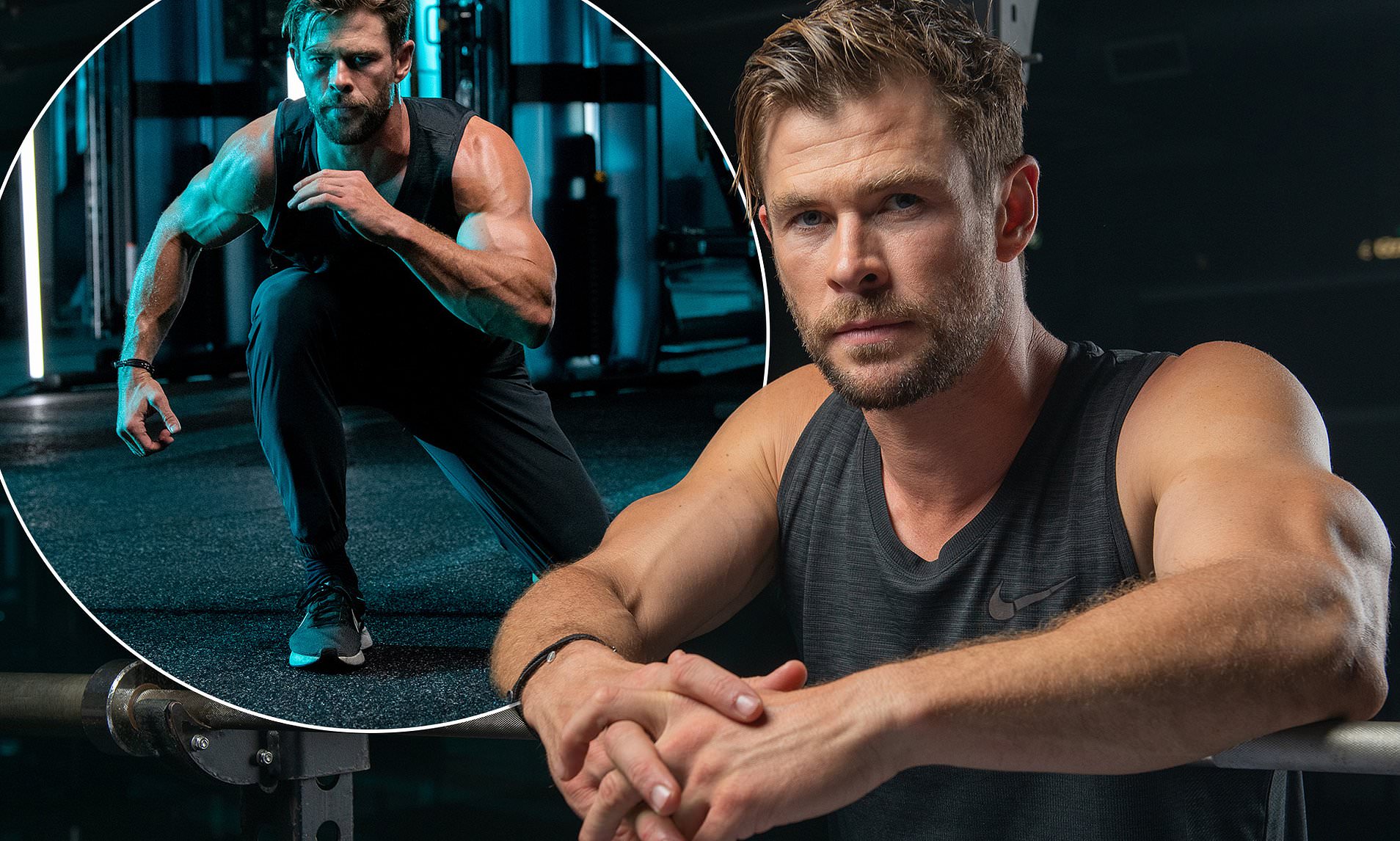 Chris Hemsworth Workout Wallpapers