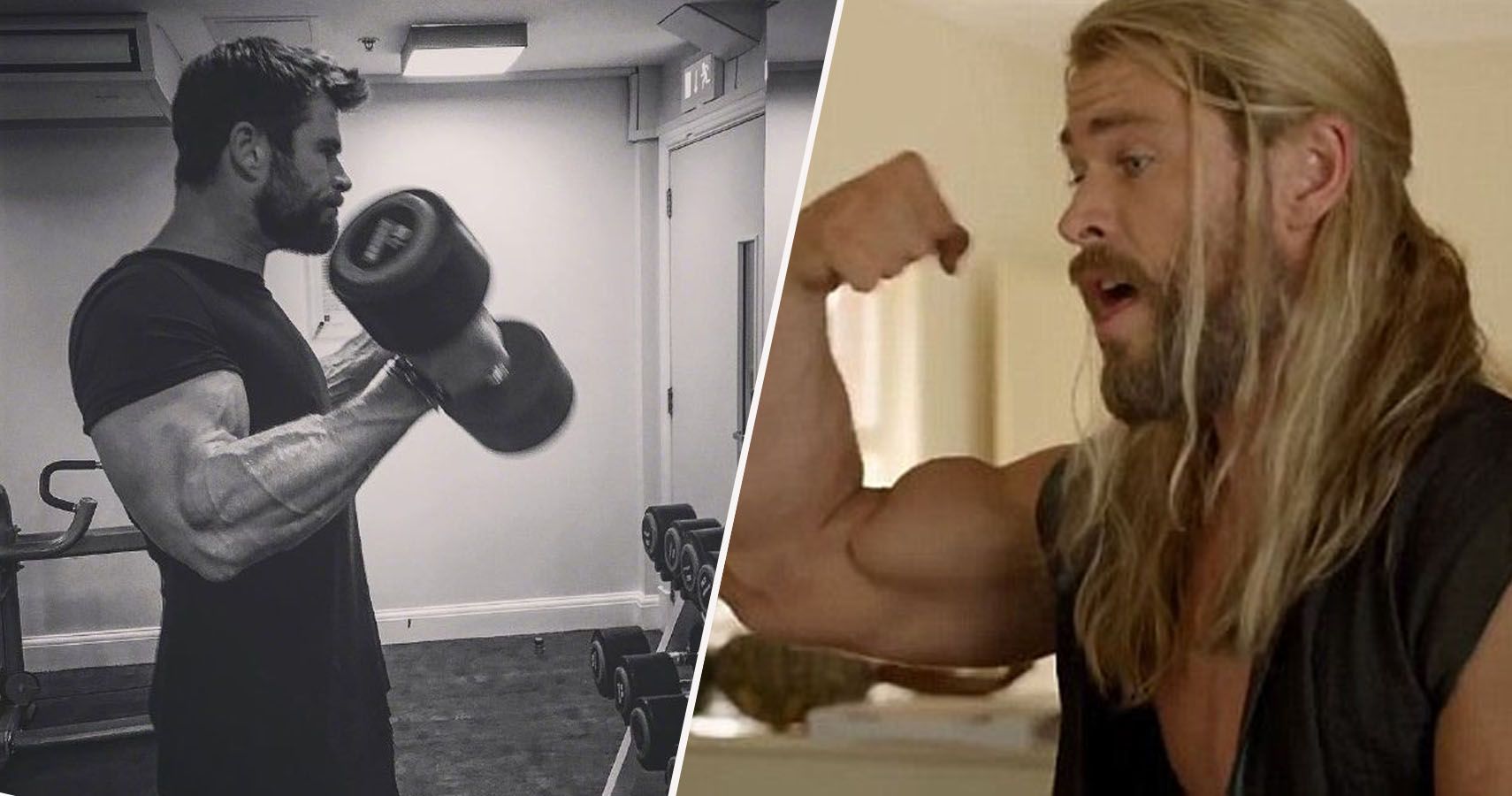 Chris Hemsworth Workout Wallpapers