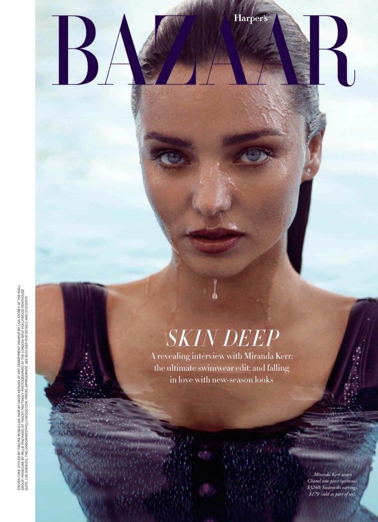 Cute Miranda Kerr For Harper Bazaar China Wallpapers