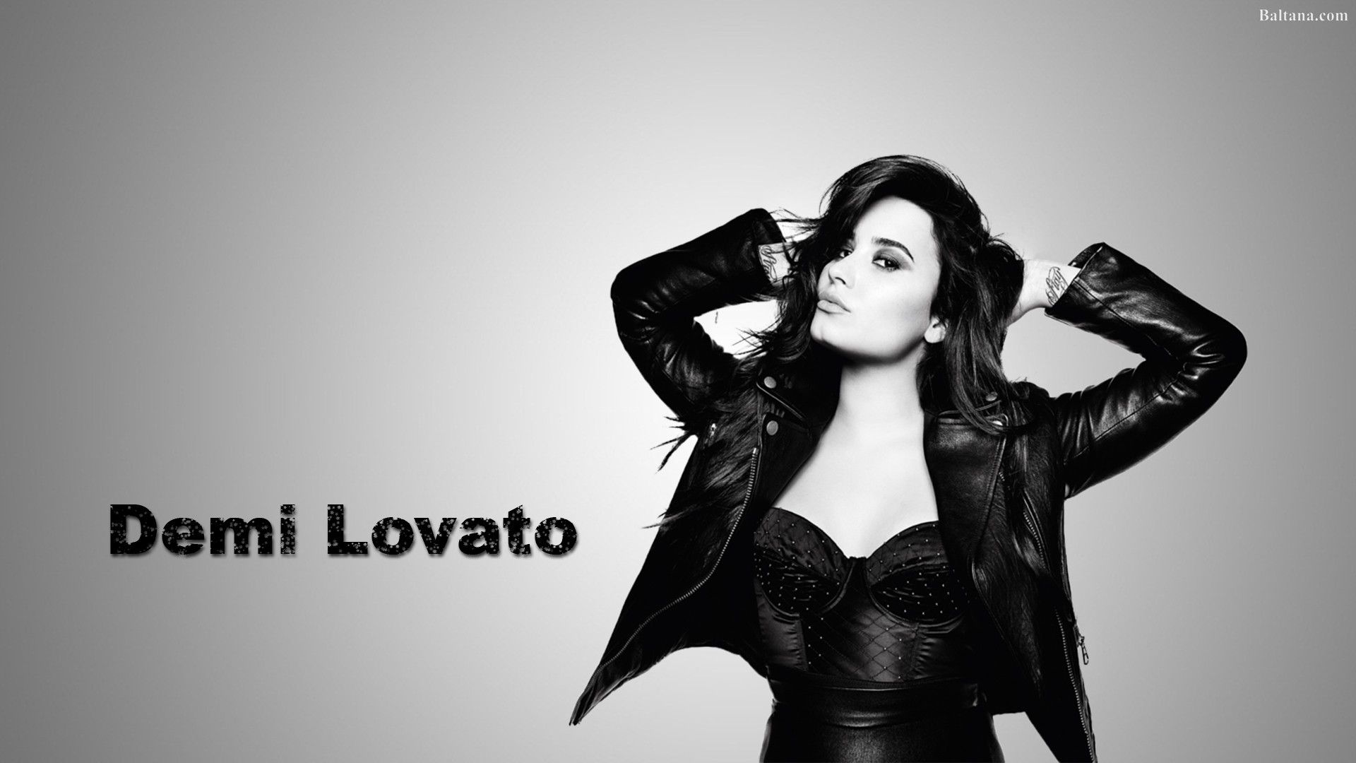 Demi Lovato 2018 Monochrome Wallpapers