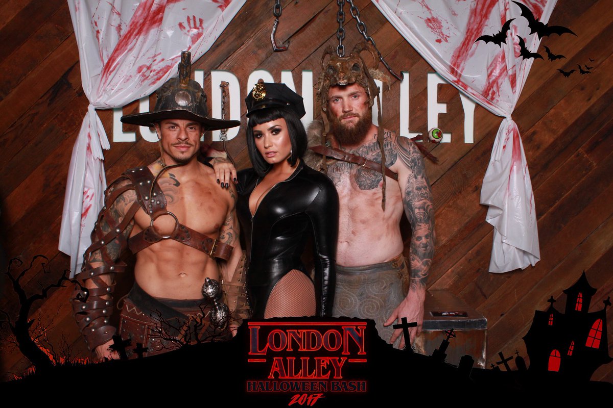 Demi Lovato at the London Alley Halloween Bash 2017 Wallpapers