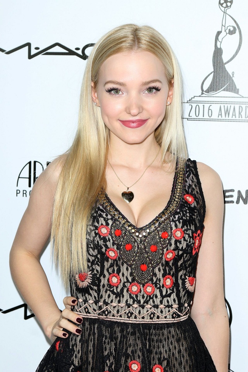 Dove Cameron White Dress Wallpapers