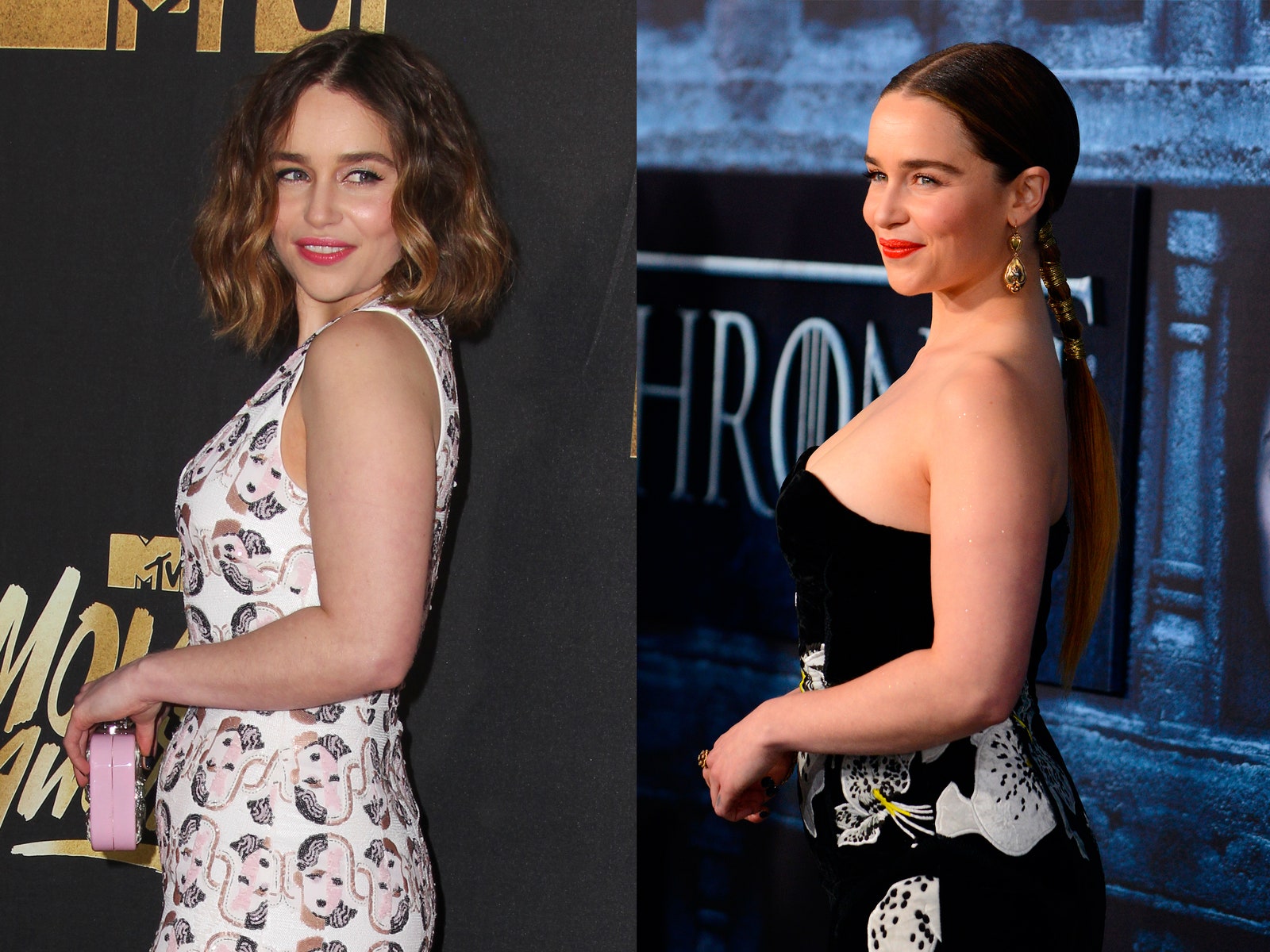 Emilia Clarke Brunette Look Wallpapers