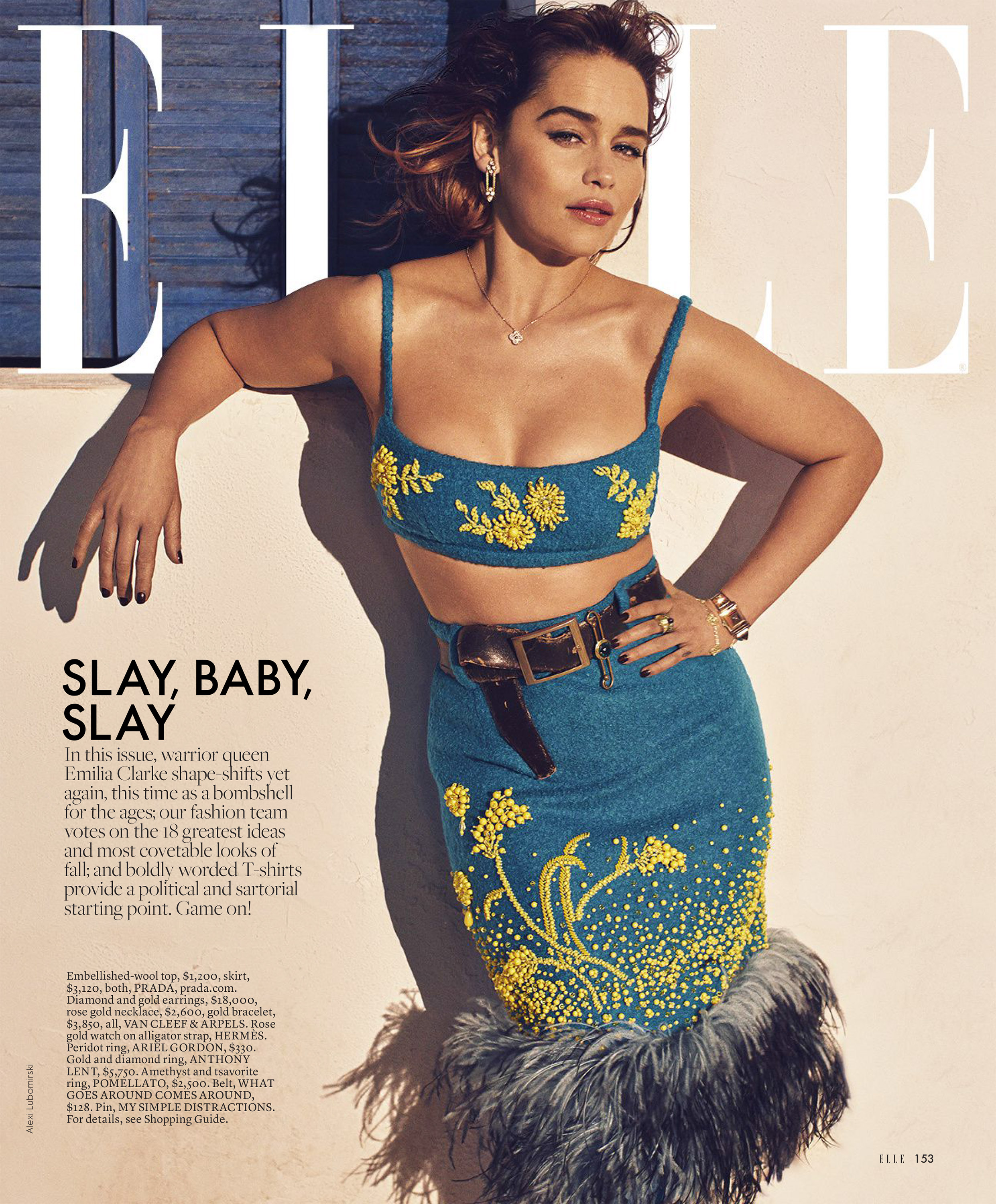Emilia Clarke Elle Magazine Wallpapers