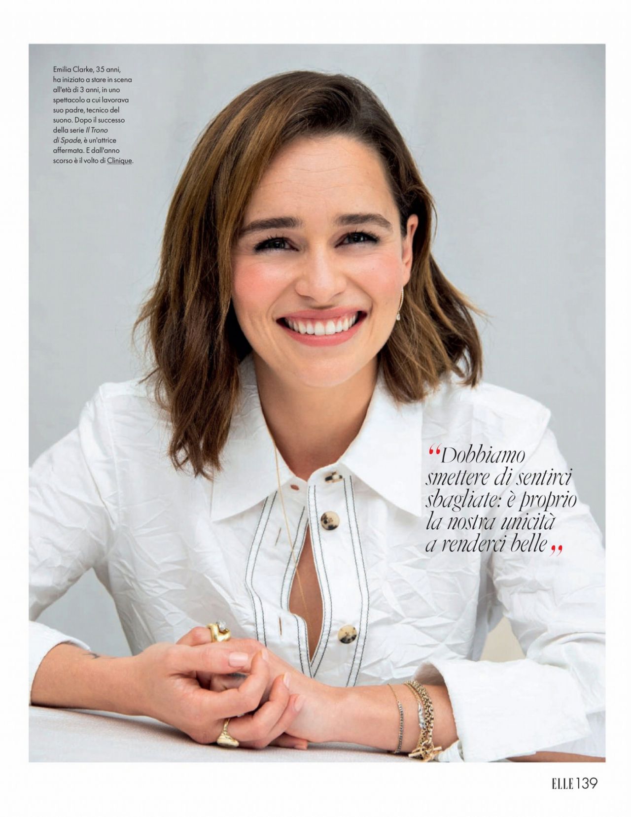 Emilia Clarke Elle Magazine Wallpapers