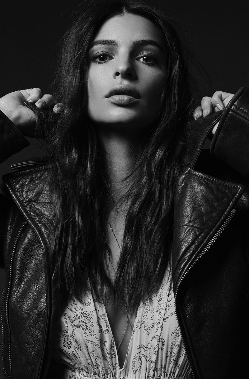 Emily Ratajkowski Black And White Photoshoot For Frye Unveils Wallpapers