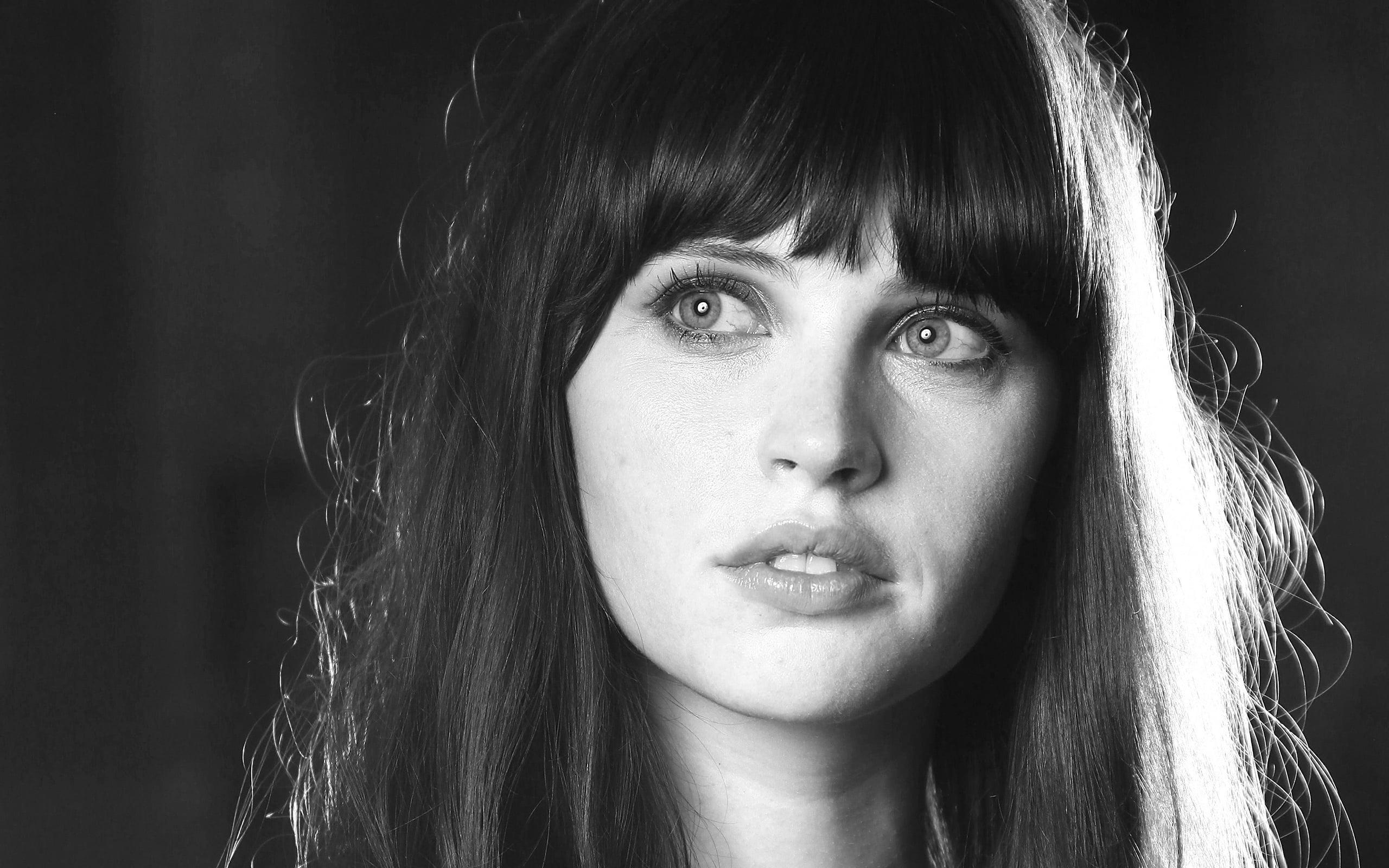 Felicity Jones Monochrome 2018 Wallpapers