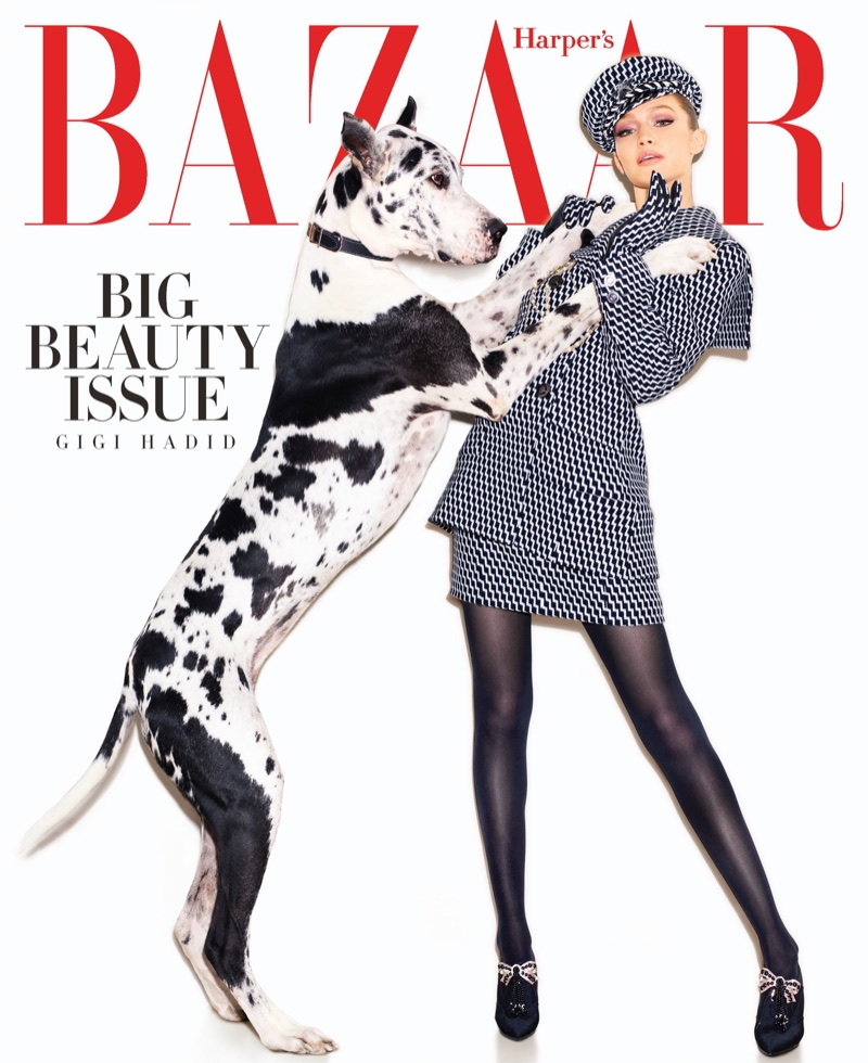 Gigi Hadid Harpers Bazar Portrait Wallpapers