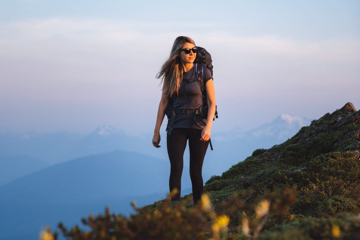 Girl At Tip Of Mountain Wallpapers