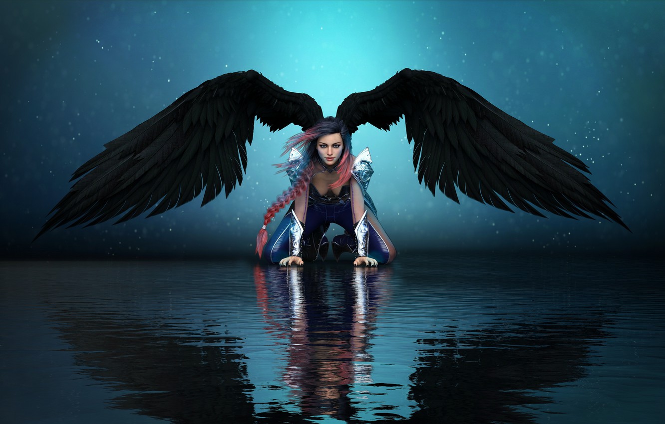 Girl With Wings Angel Wallpapers