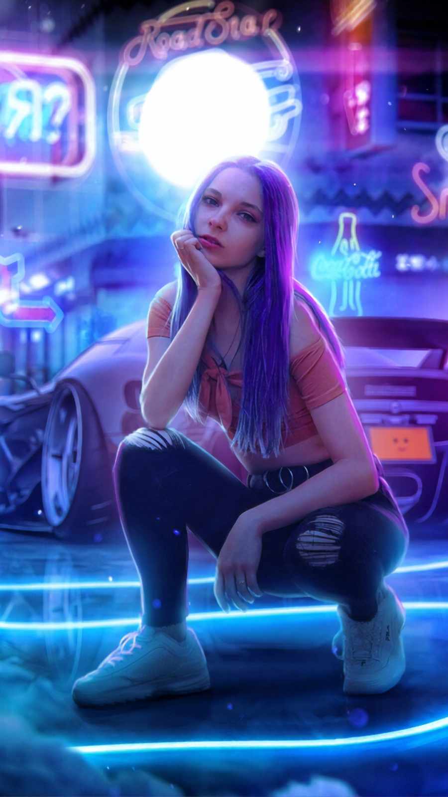 Girls & Cars Wallpapers