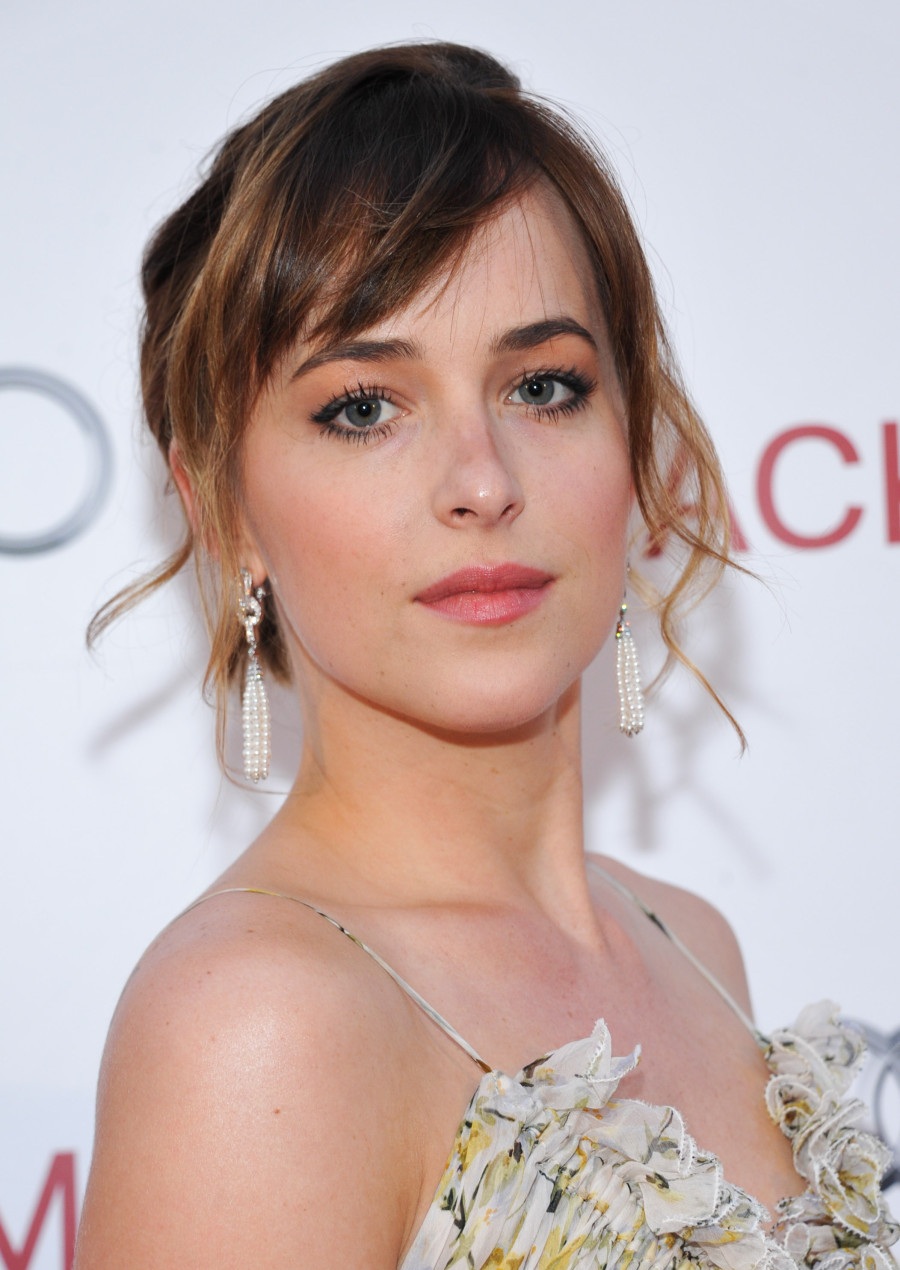 Hot Dakota Johnson In Red Wallpapers