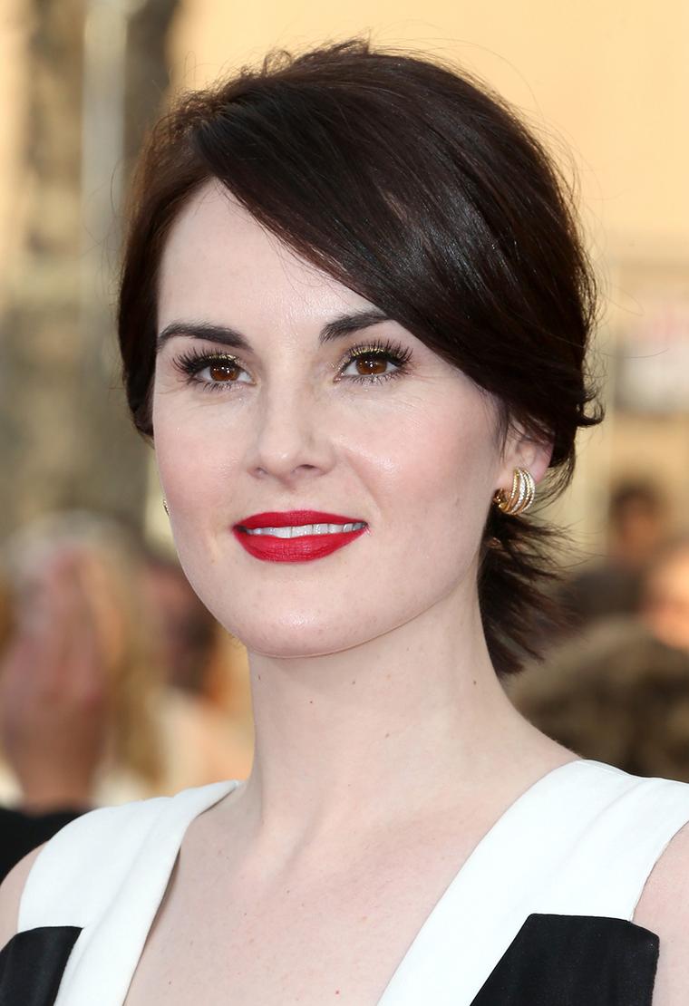 Hot Michelle Dockery in Red Wallpapers