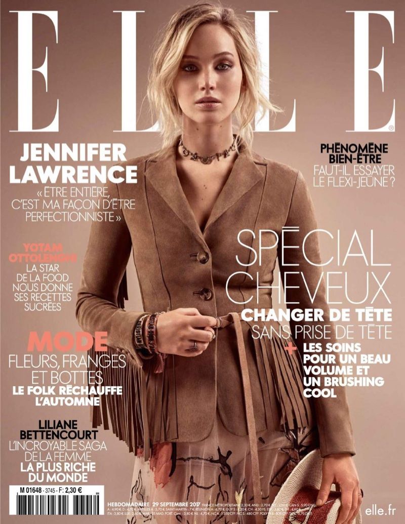 Jennifer Lawrence Elle Magazine Wallpapers