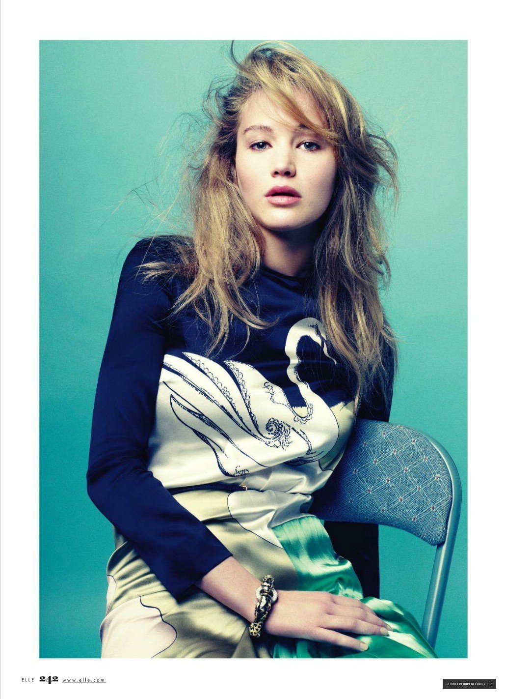 Jennifer Lawrence Elle Magazine Wallpapers