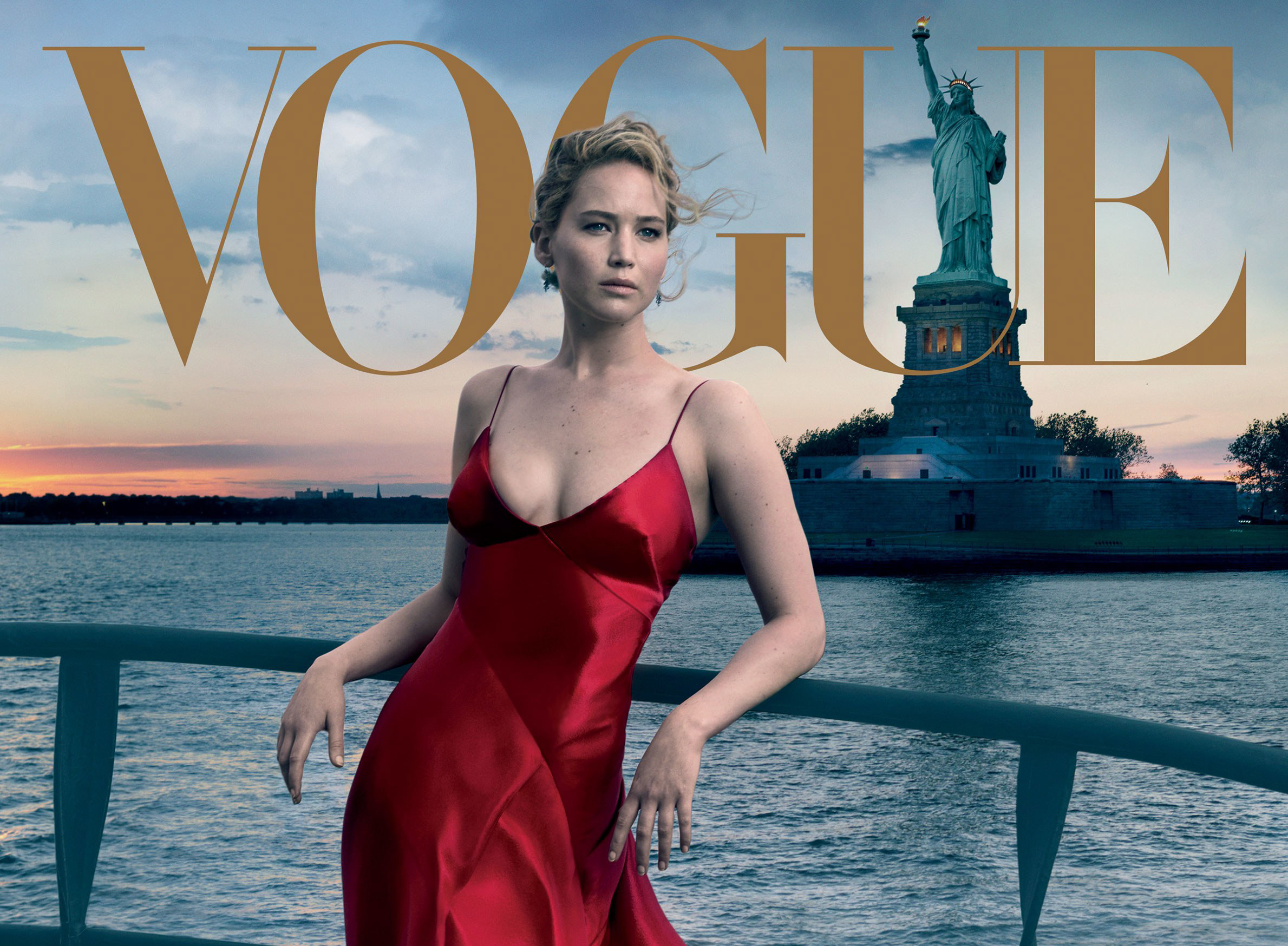 Jennifer Lawrence Vogue Photoshoot Wallpapers