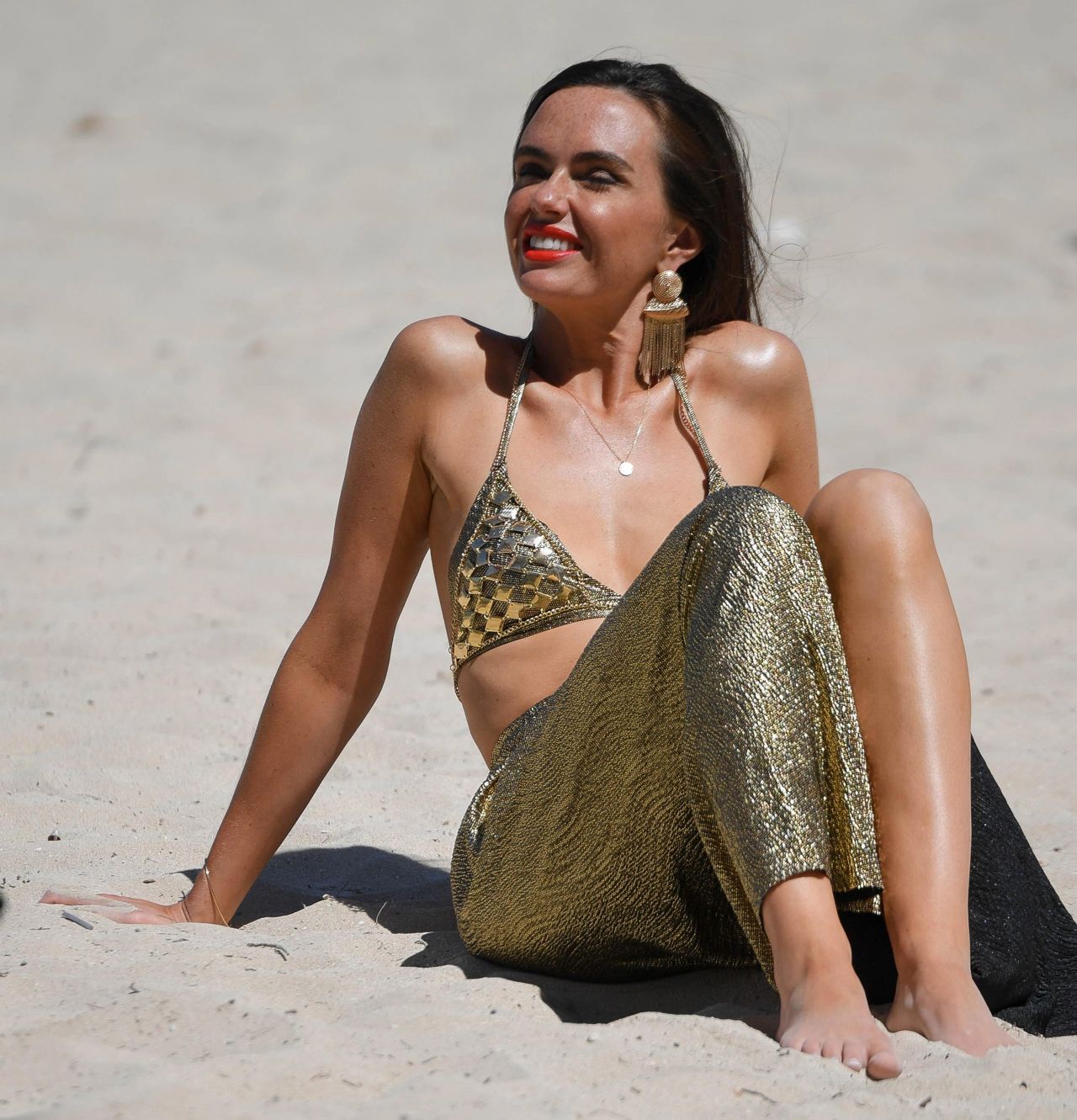 Jennifer Metcalfe Black Bikini Wallpapers