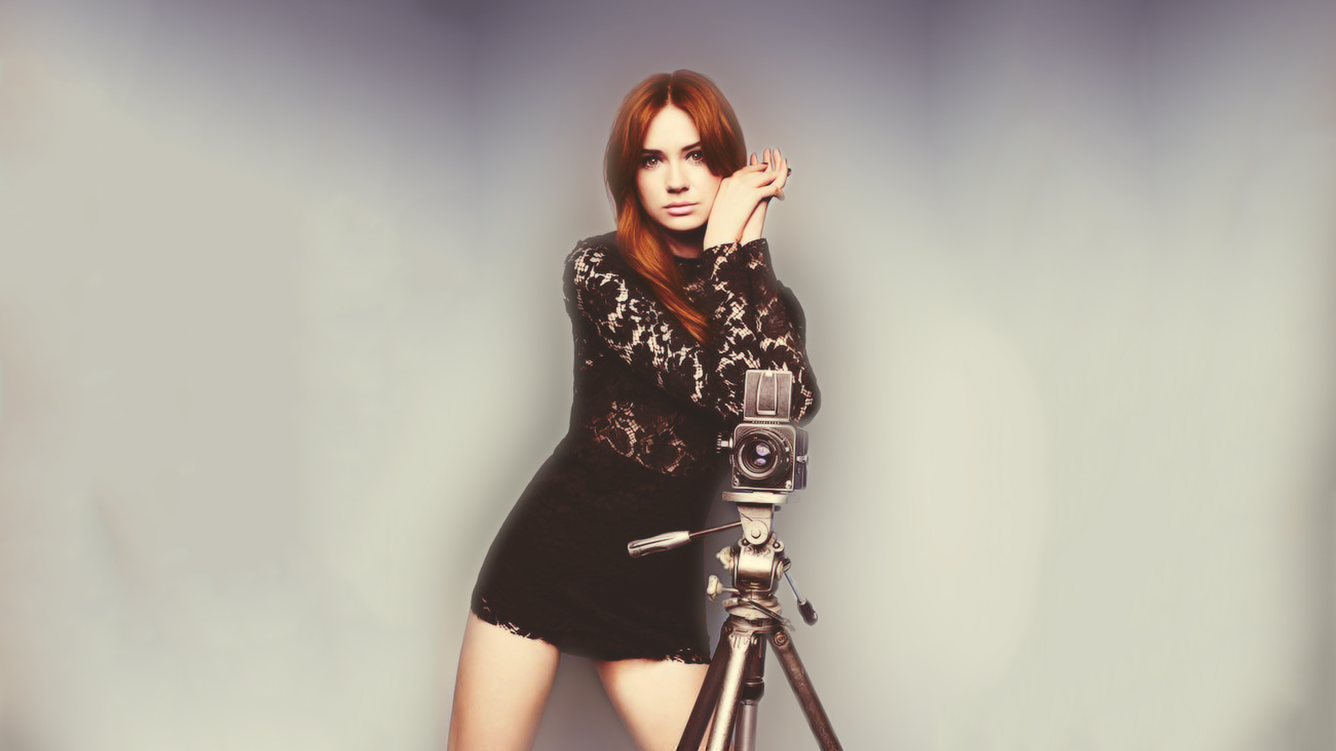 Karen Gillan Redhead Scottish Portrait Wallpapers