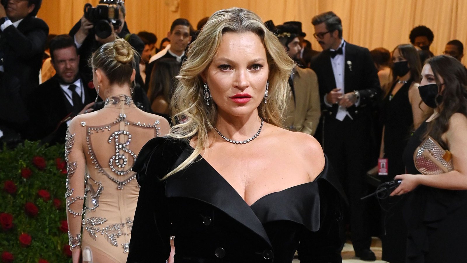 Kate Moss Redlip Images Wallpapers