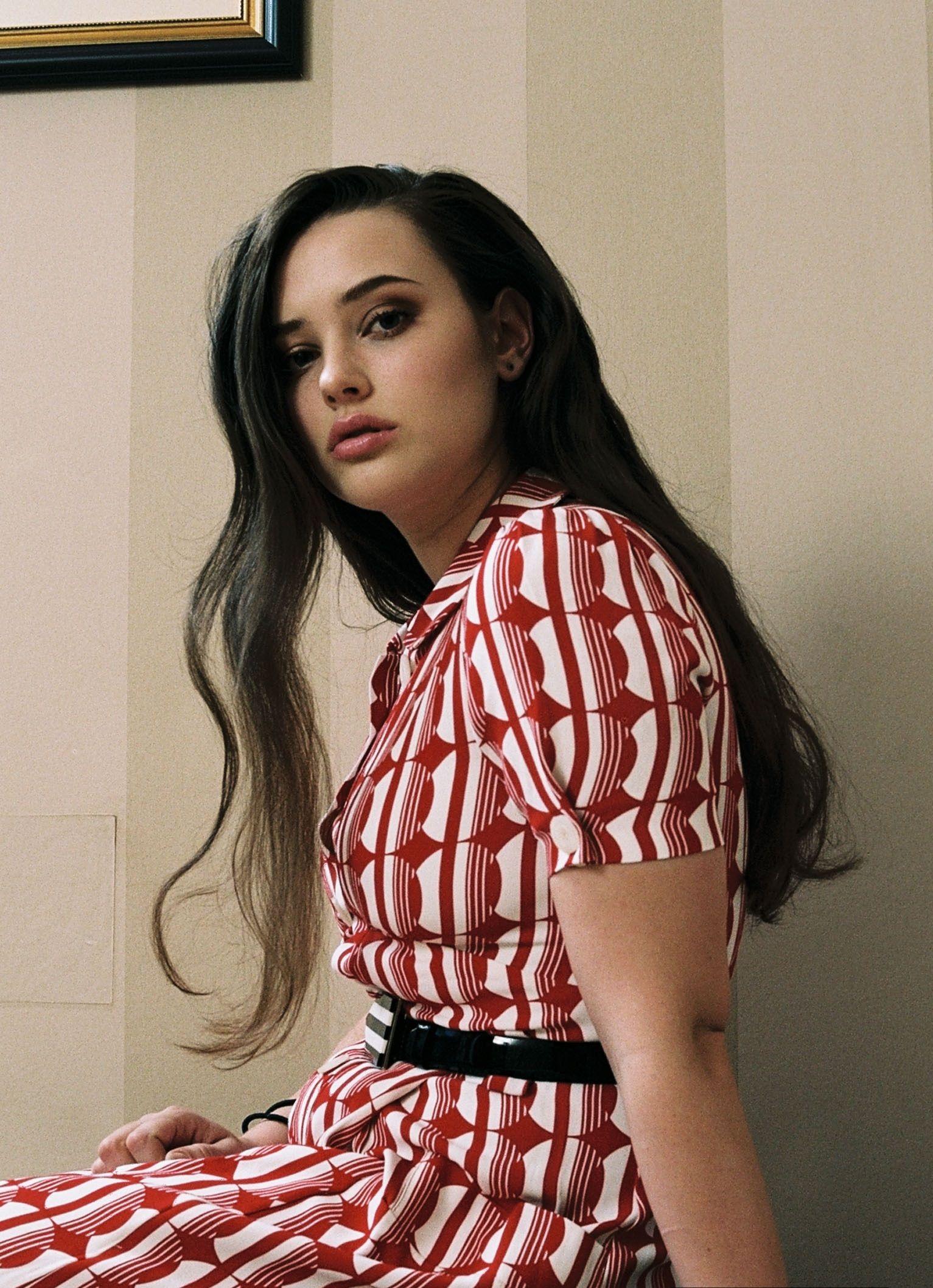 Katherine Langford White Dress Wallpapers