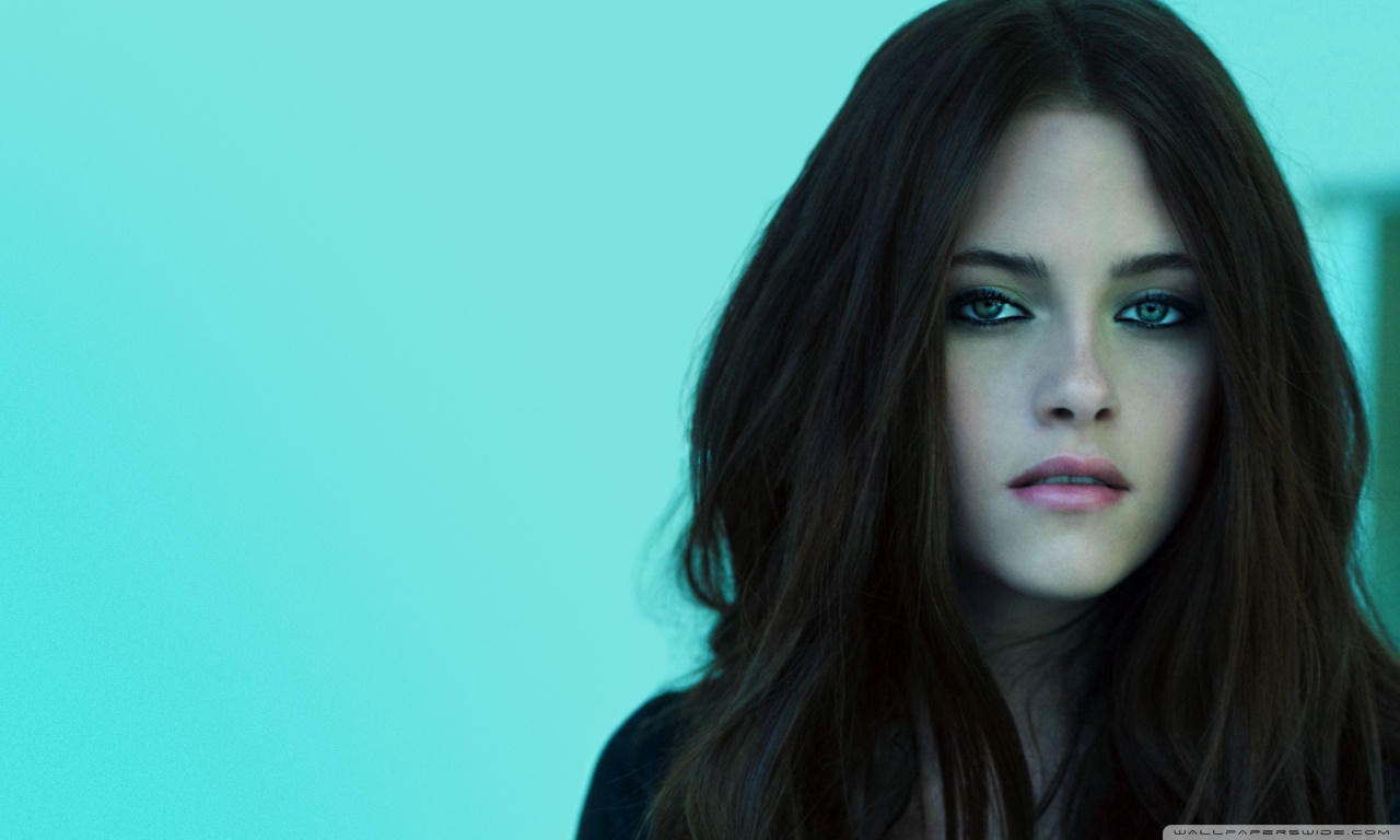 Kristen Stewart Brunette Black and White Wallpapers