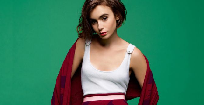 Lily Collins 2020 Actress Wallpapers