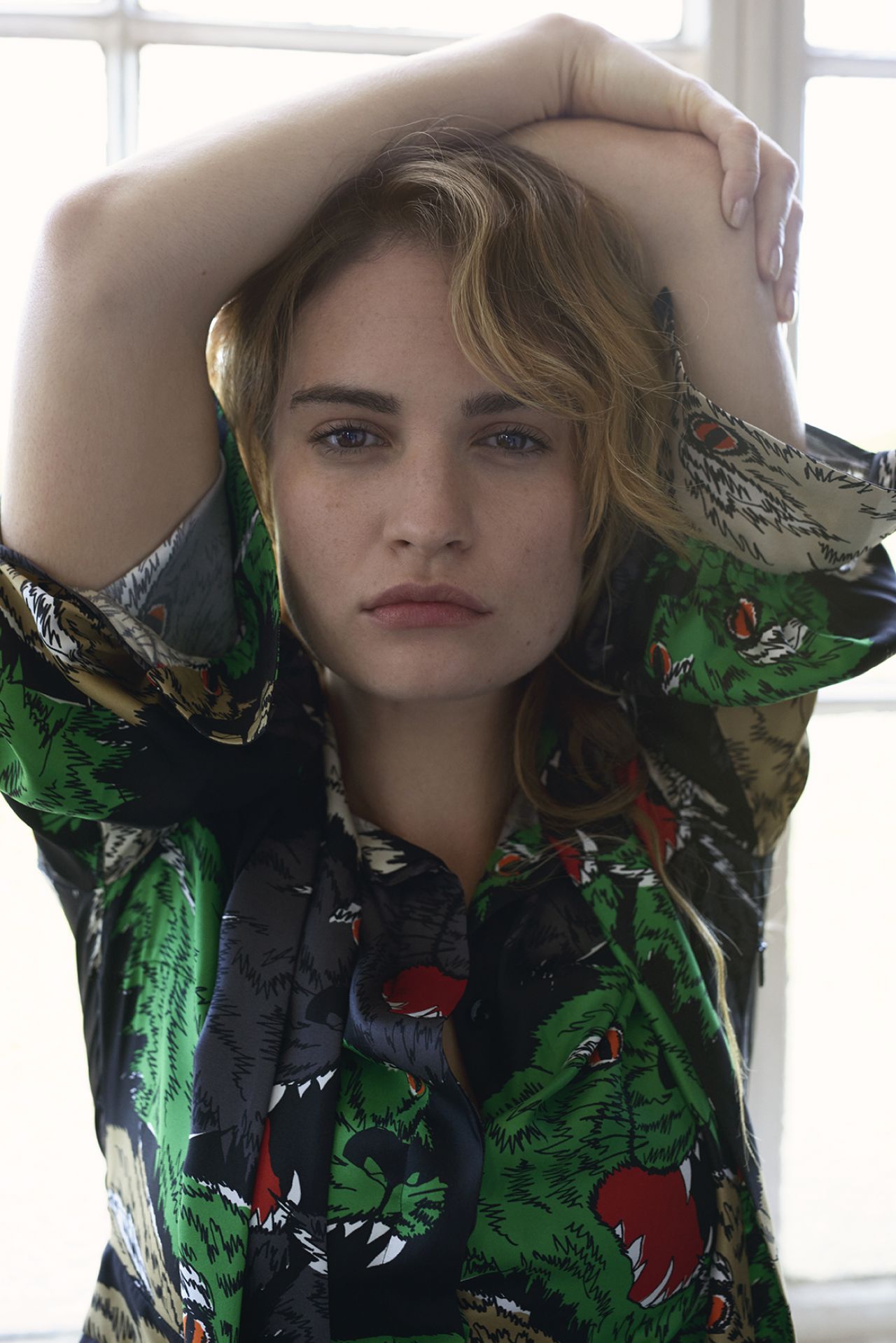 Lily James For Vanity Fair Italy Wallpapers