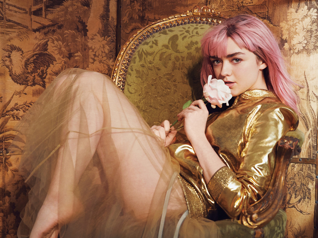 Maisie Williams Photoshoot with Owl Wallpapers