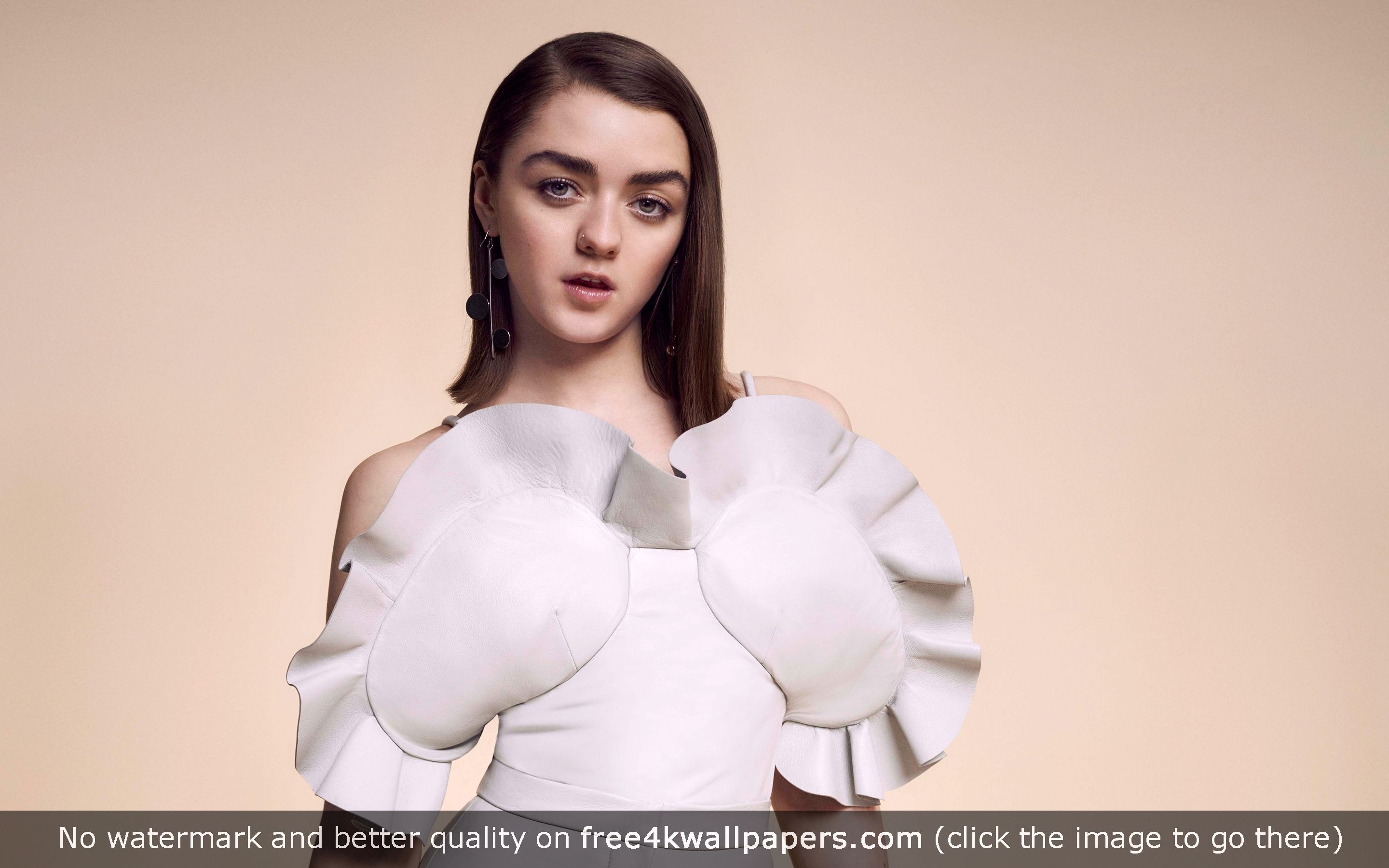 Maisie Williams Photoshoot with Owl Wallpapers