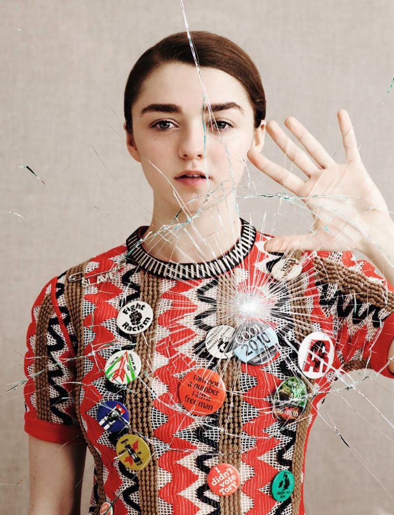 Maisie Williams Photoshoot with Owl Wallpapers