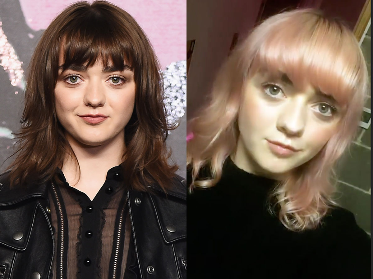 Maisie Williams Pink Hair Wallpapers