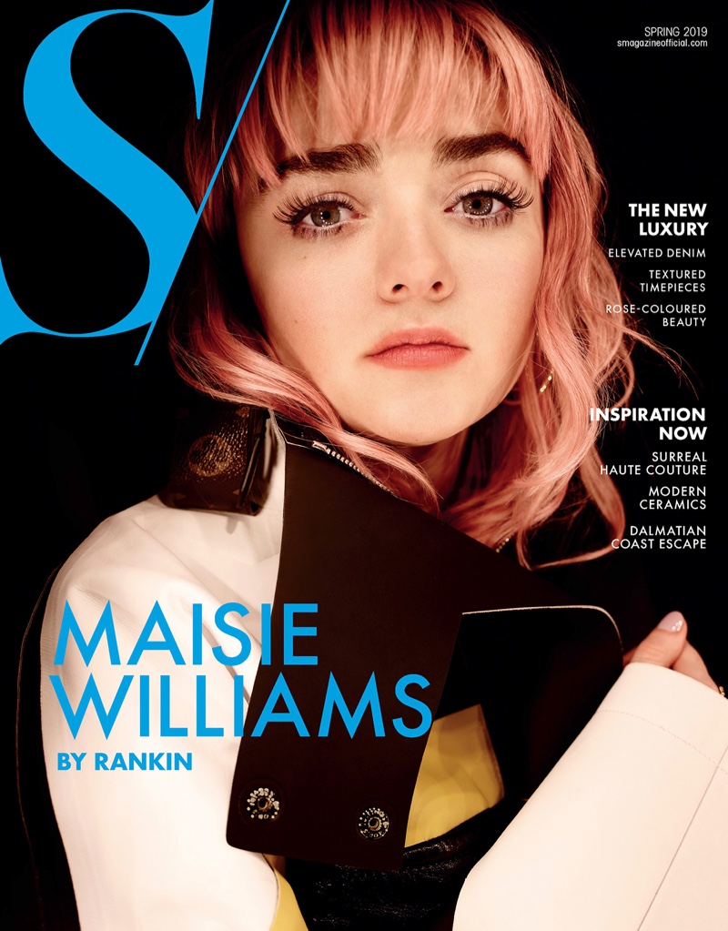 Maisie Williams Pink Hair Wallpapers