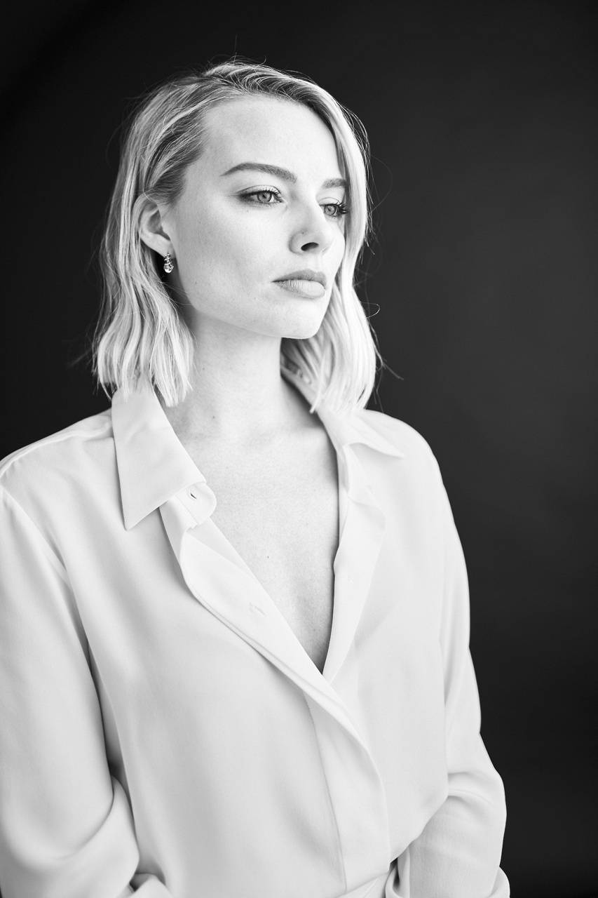 Margot Robbie Monochrome 2017 Wallpapers