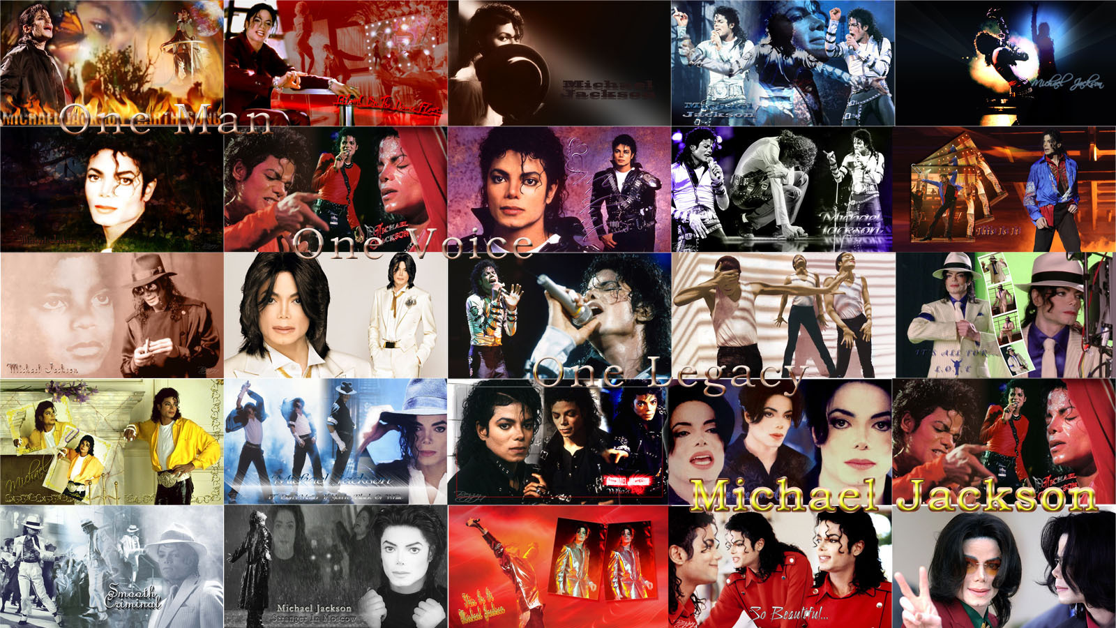 michael jackson collage Wallpapers