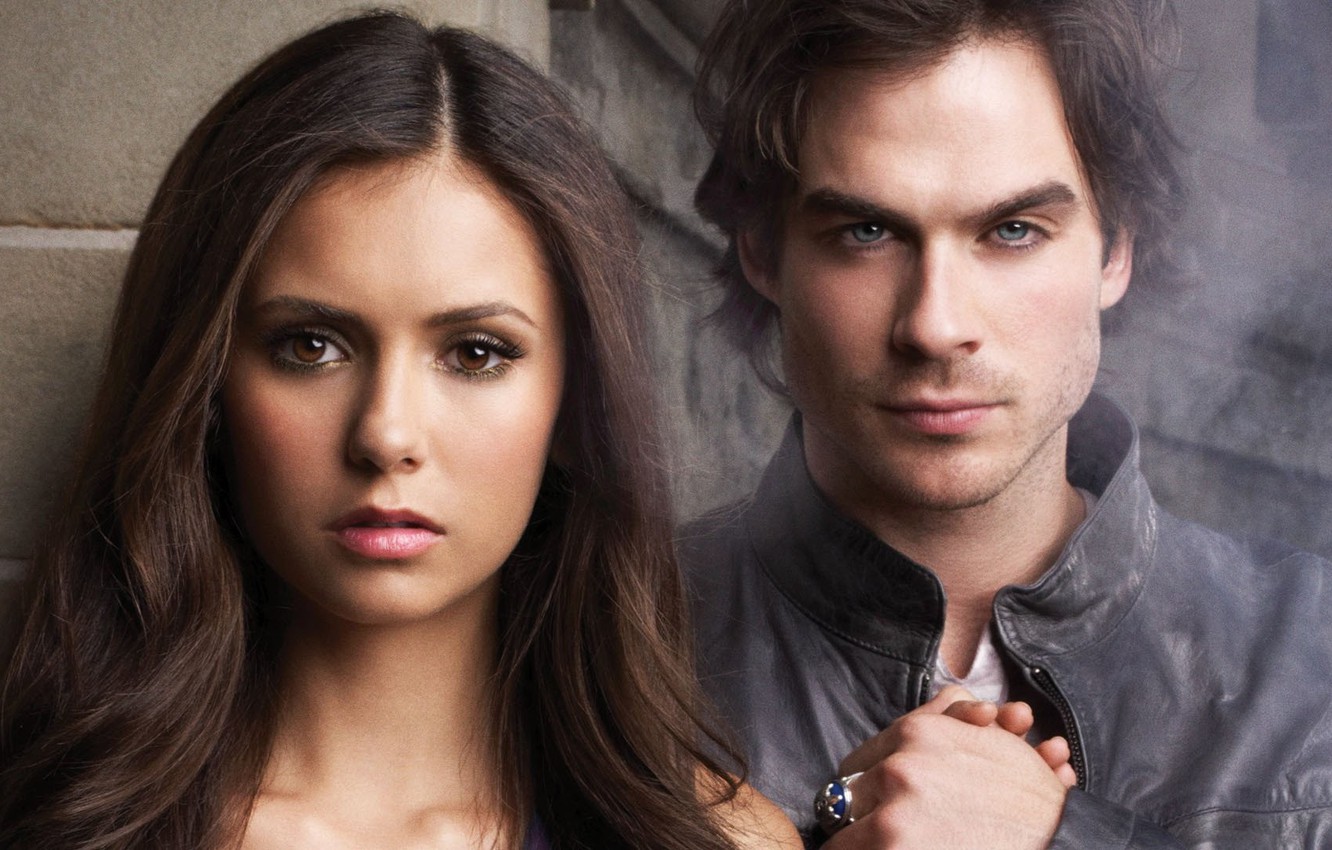 Nina Dobrev In Vampire Diaries Tv Show Wallpapers