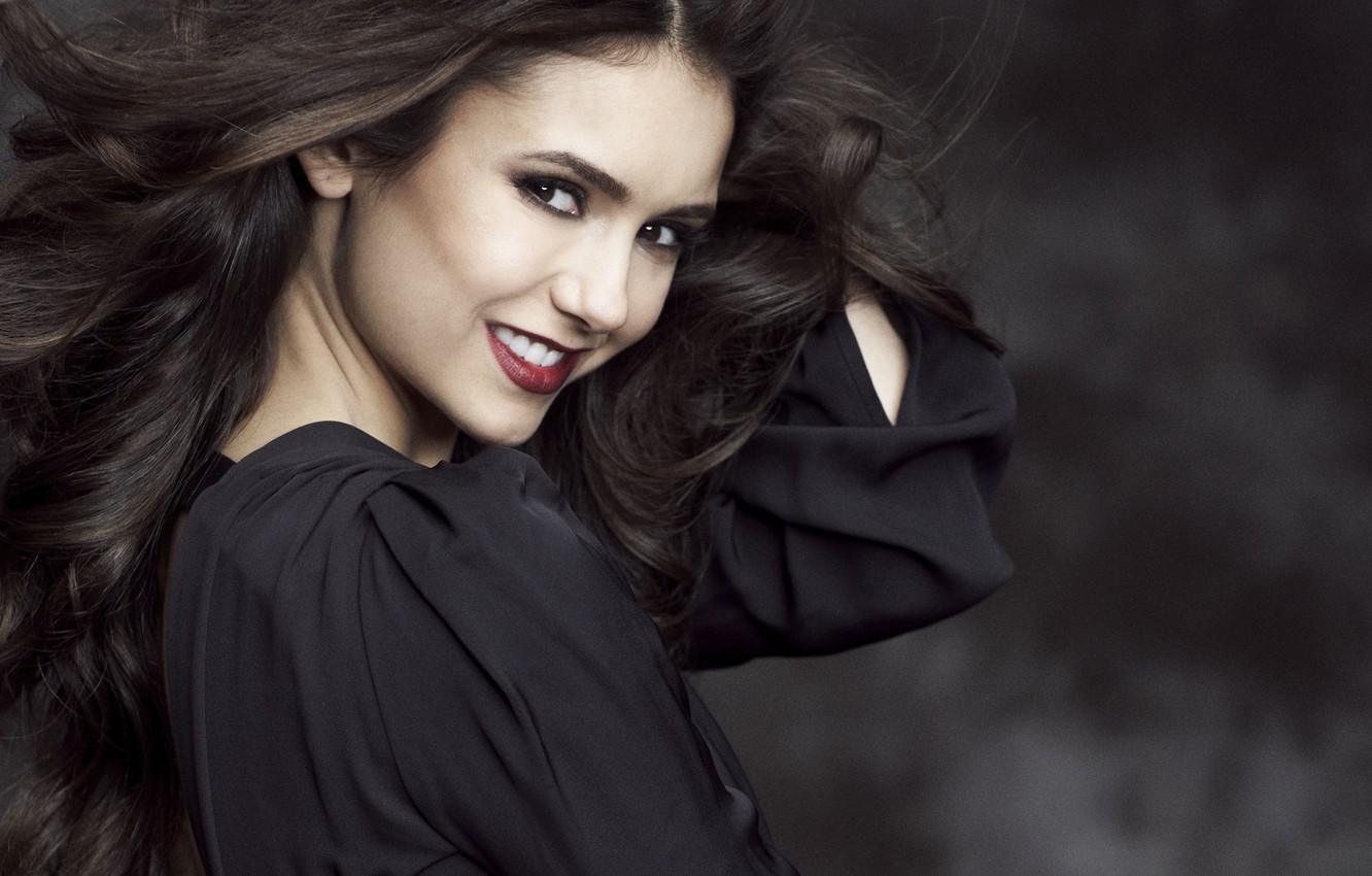 Nina Dobrev Smile Wallpapers