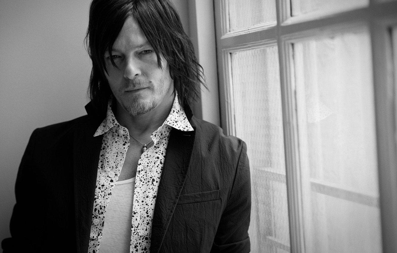 Norman Reedus Monochrome Wallpapers