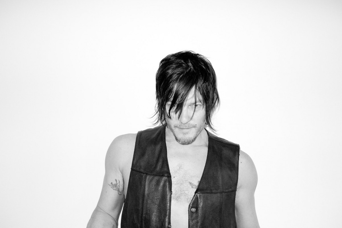 Norman Reedus Monochrome Wallpapers