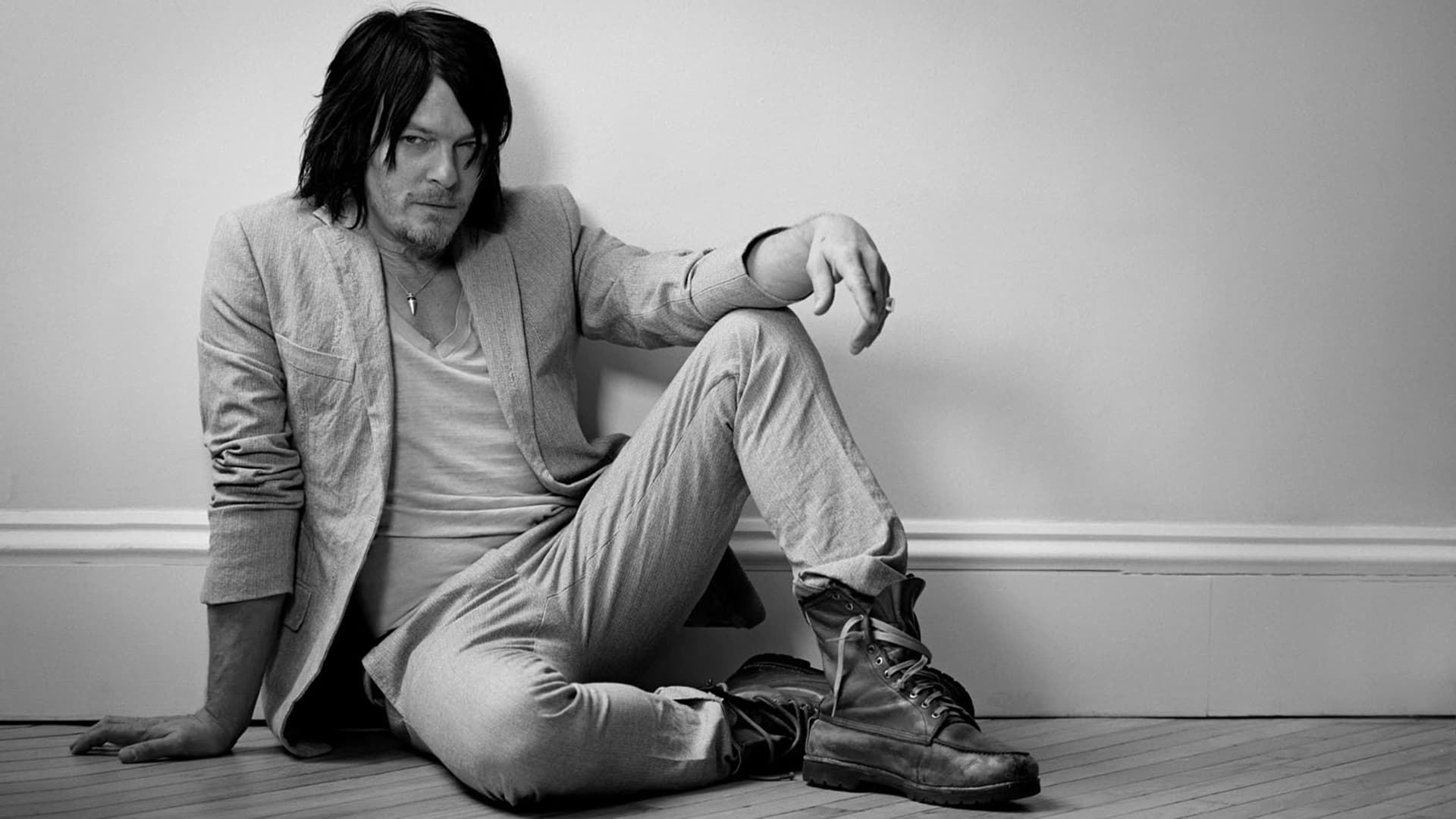 Norman Reedus Monochrome Wallpapers