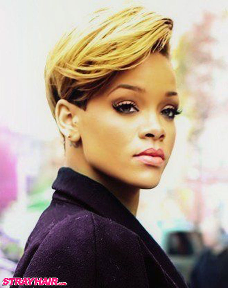 Rihanna In Short Haircut Wallpapers