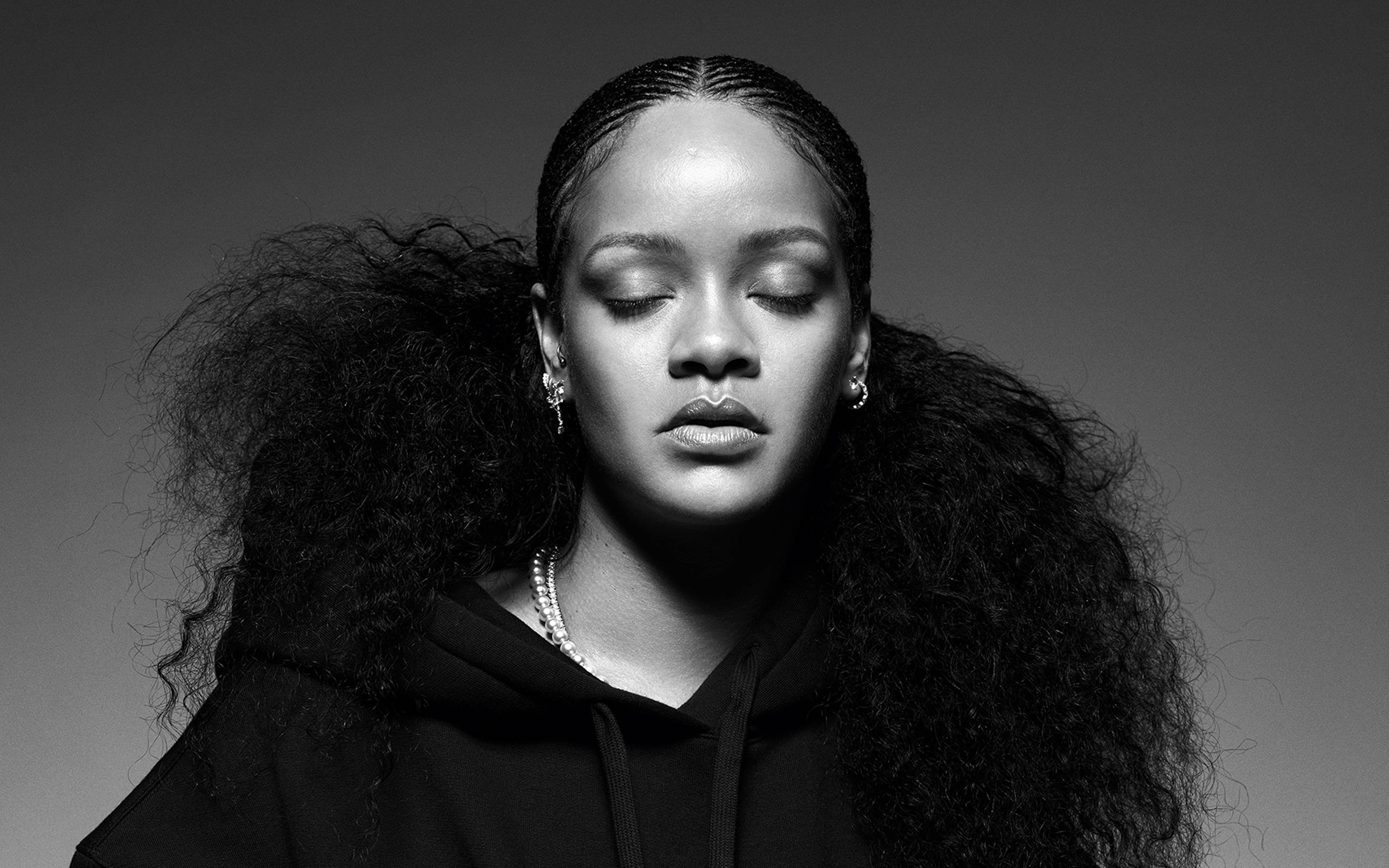 Rihanna Monochrome Wallpapers