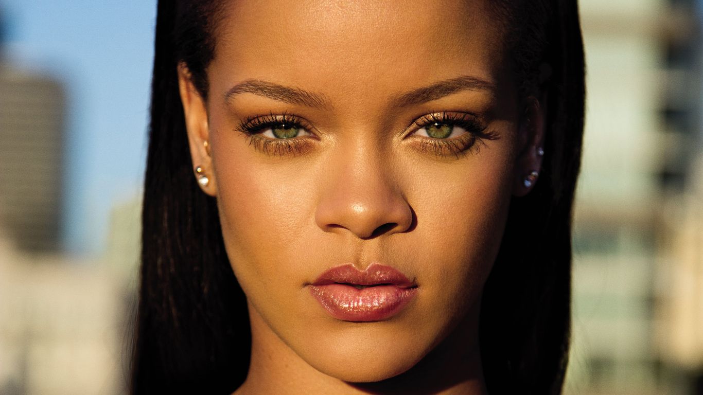 rihanna, face, singer Wallpapers