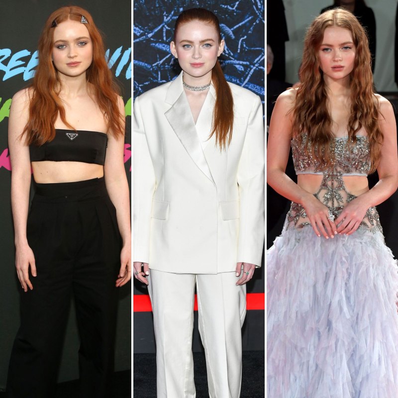 Sadie Sink Red Dress Wallpapers