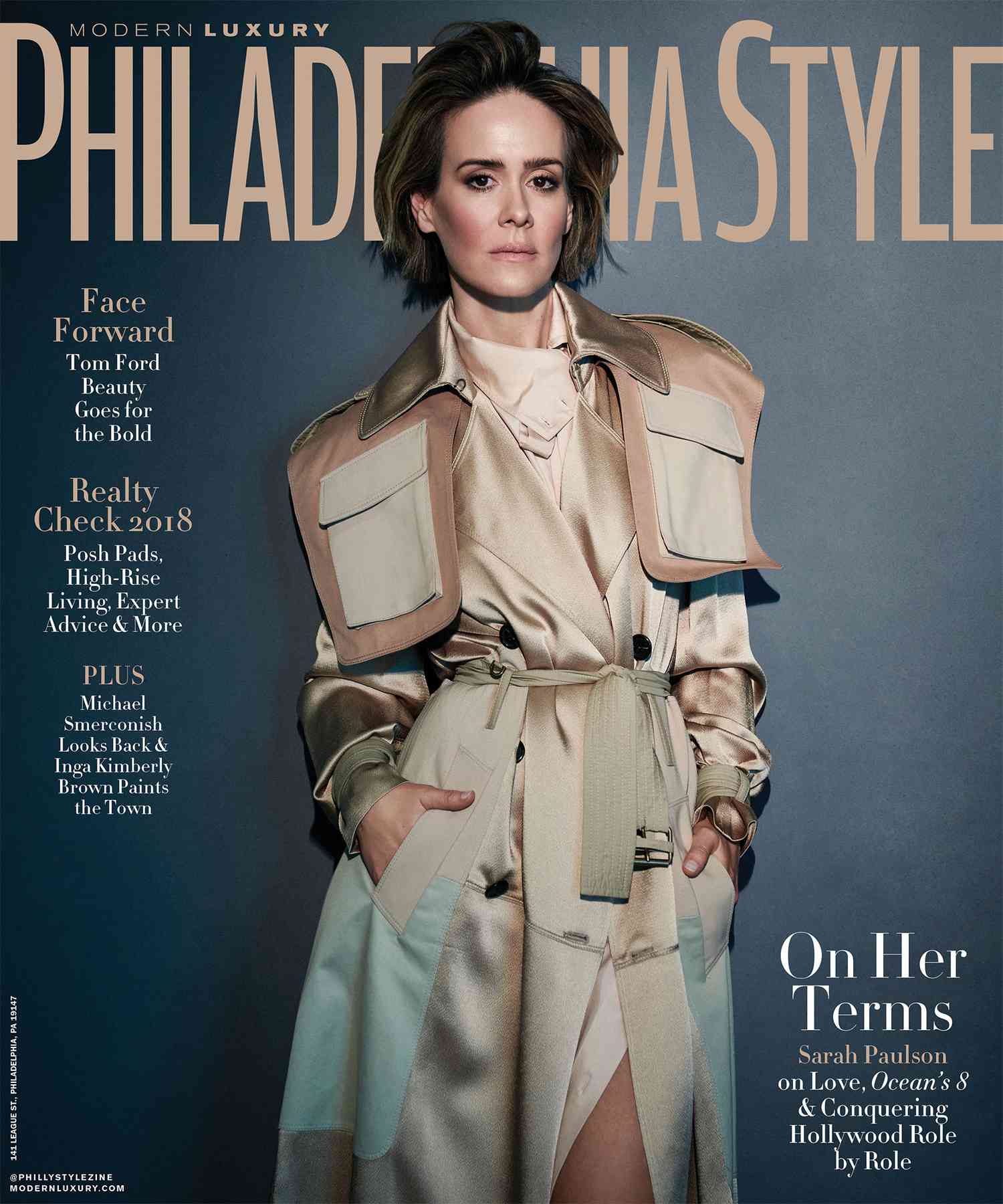 Sarah Paulson Town And Country 2018 Photoshoot Wallpapers