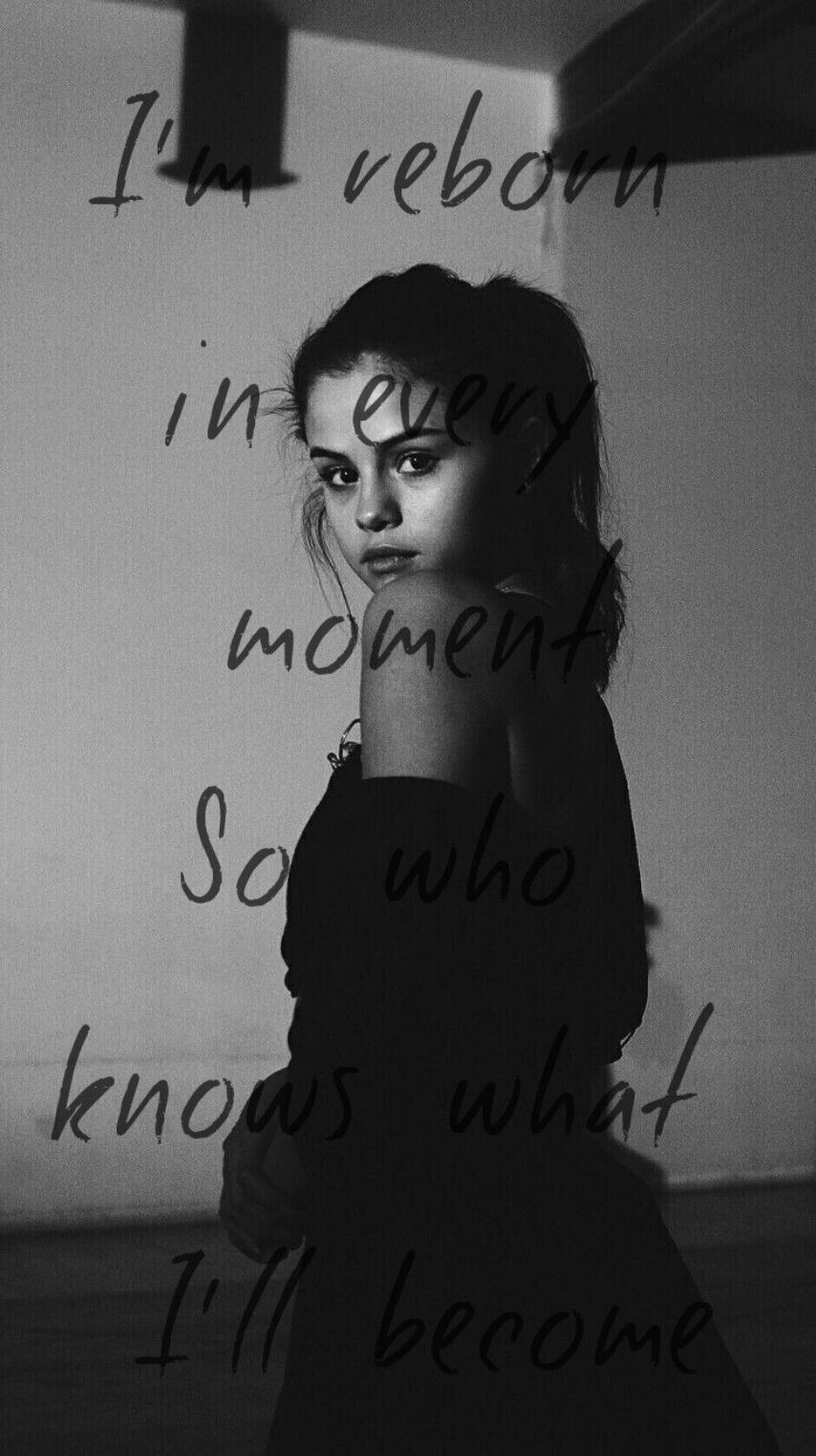 Selena Gomez Monochrome Wallpapers