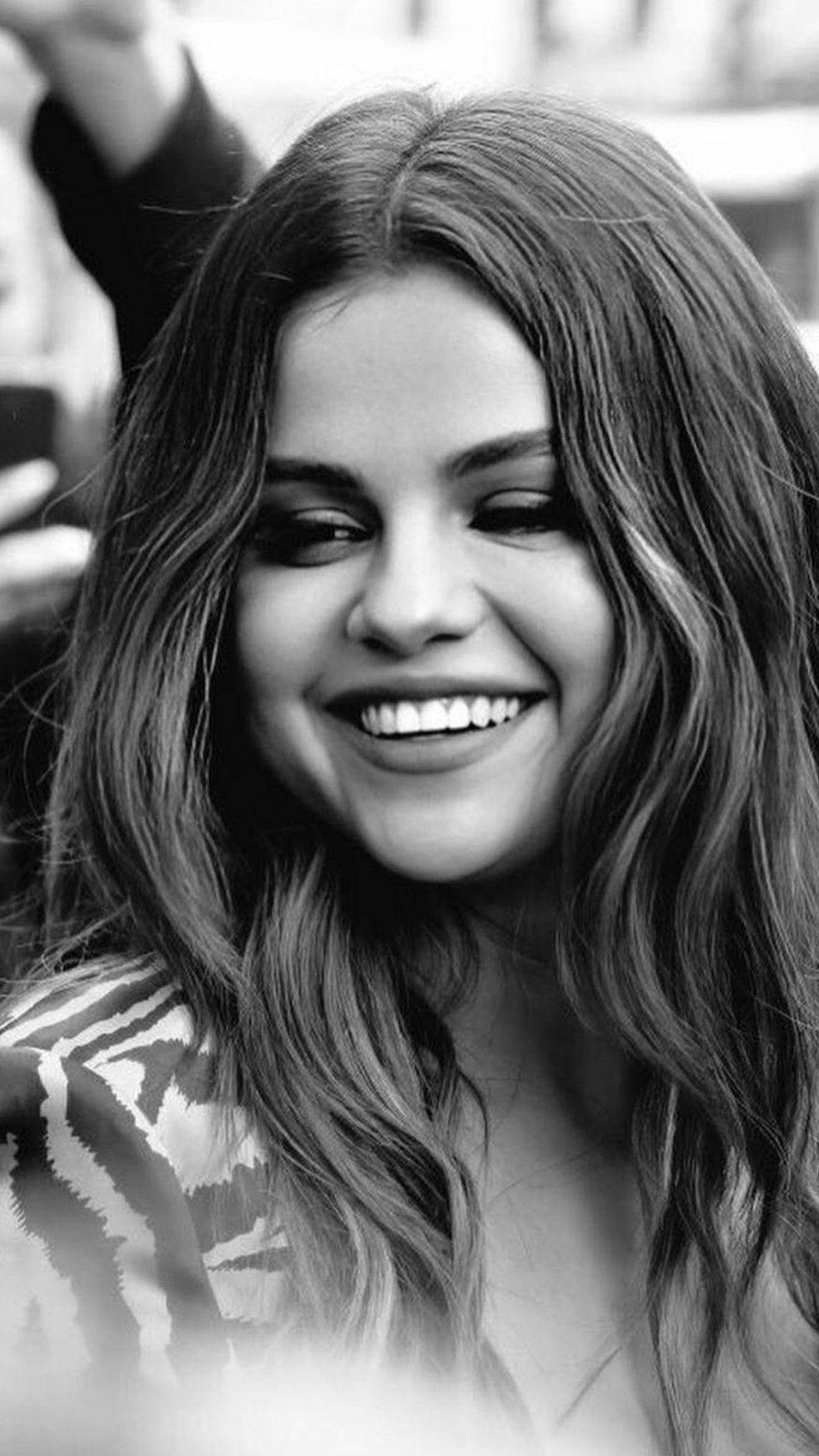 Selena Gomez Monochrome Wallpapers