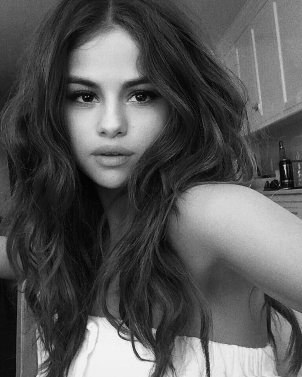 Selena Gomez Monochrome Wallpapers