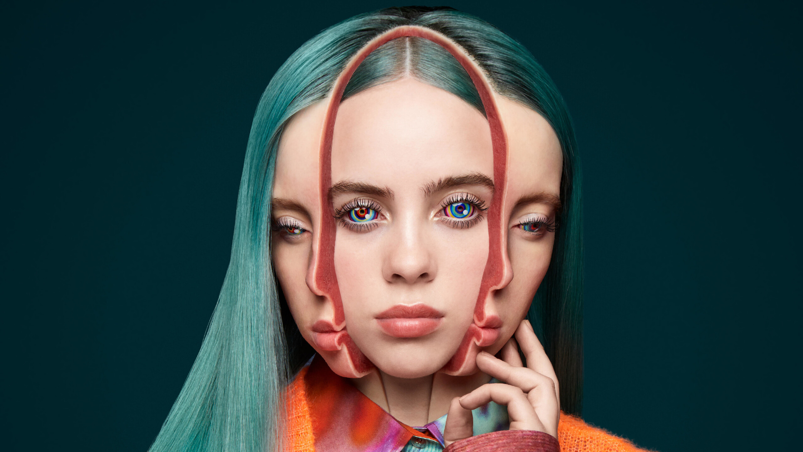 Singer Billie Eilish Face Wallpapers