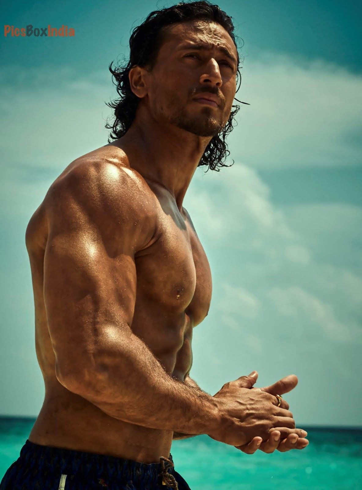 Tiger Shroff Body Photoshoot Wallpapers