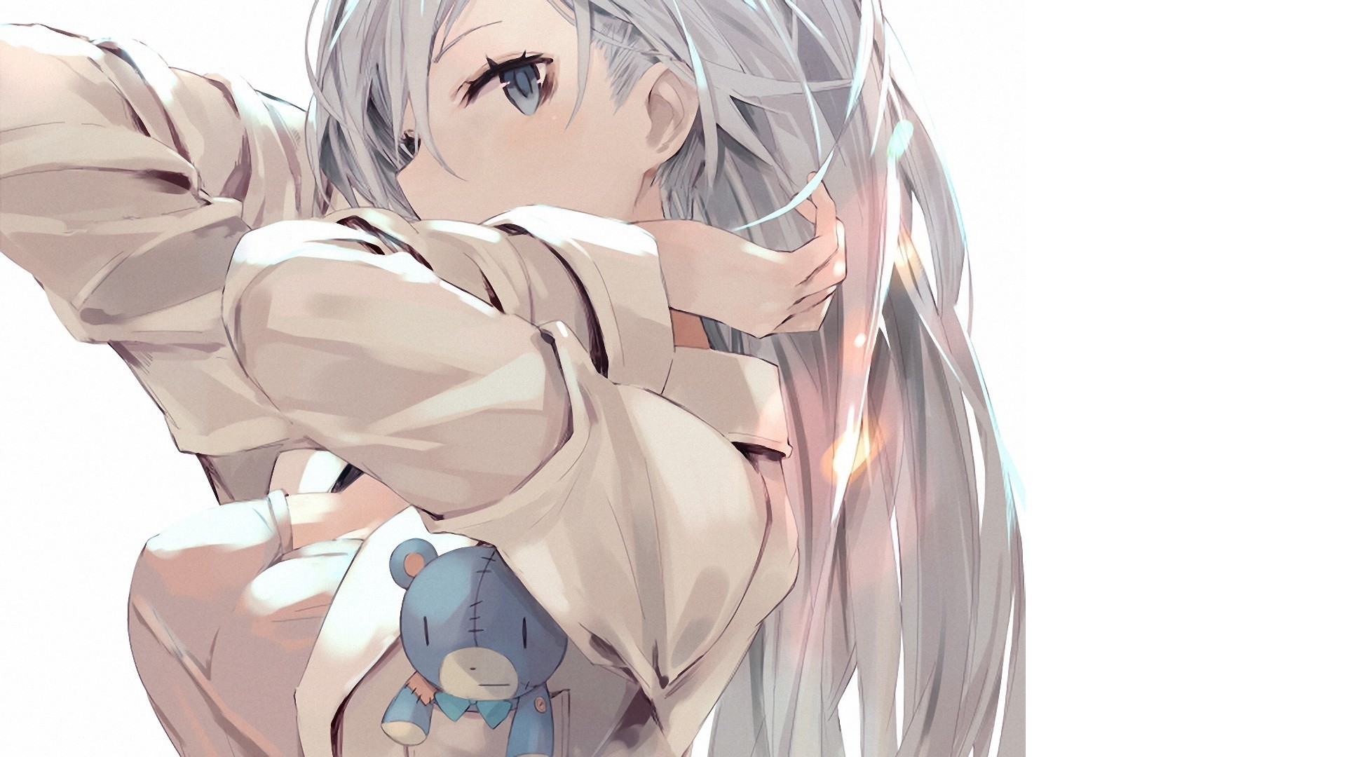 White Hair Girl Wallpapers